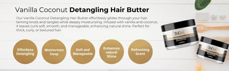 Vanilla Coconut Detangling Hair Butter